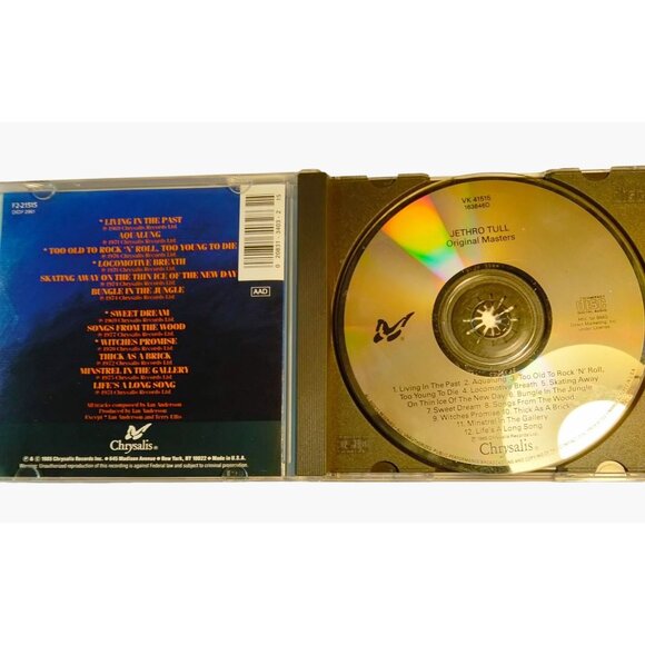 Jethro Tull Original Masters CD Album 1975 - Picture 2 of 5
